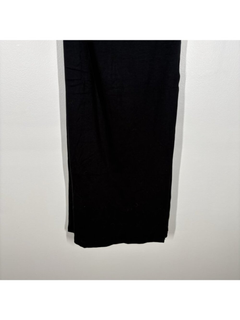Aritzia Wilfred Sz 2XS Black Strappy Drapey Jersey Midi Dreamweaver Dress NWOT - Picture 5 of 13